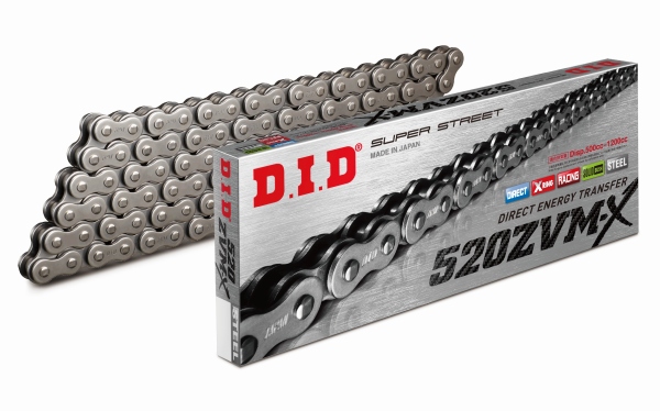 D.I.D 520ZVMX110 - ŁAŃCUCH NAPĘDOWY MOTO. DID 520  X-RING 3889AN ROZKUTYOGNIWO