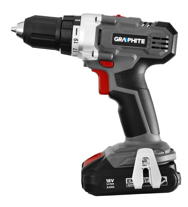 TOPEX 58G000 - WIERTARKO-WKRĘTARKA AKUMULATOROWA GRAPHITE 18V