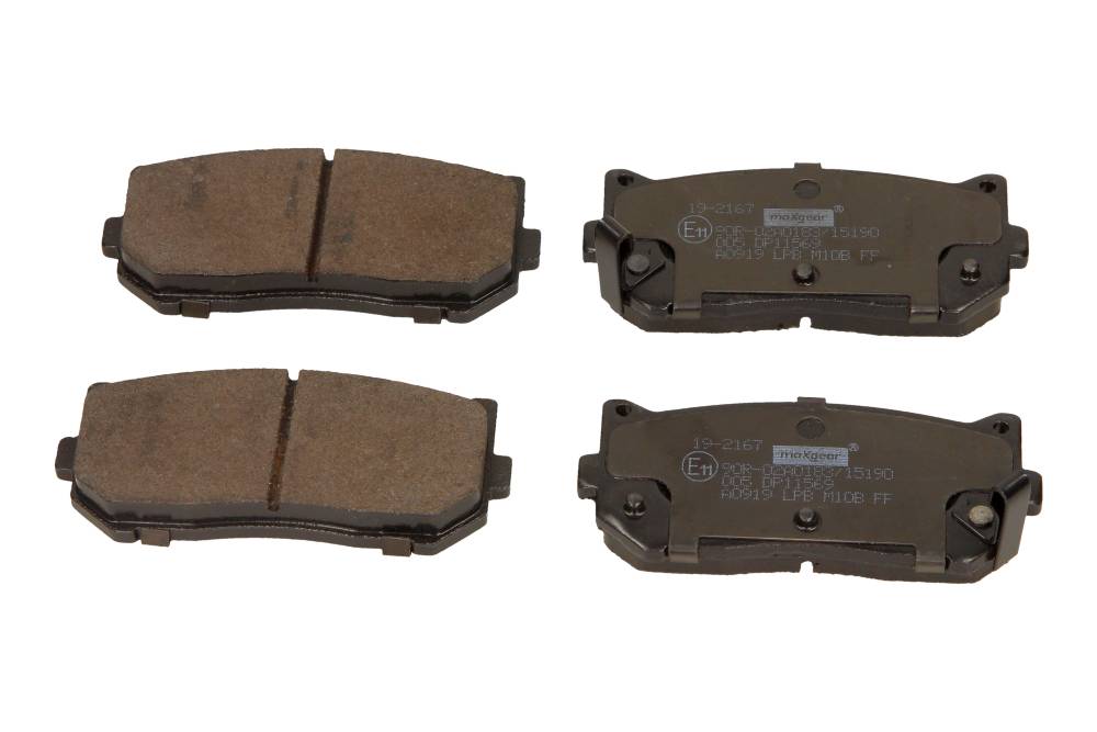 Maxgear 19-2167 — Zestaw klocków hamulcowych, hamulce tarczowe