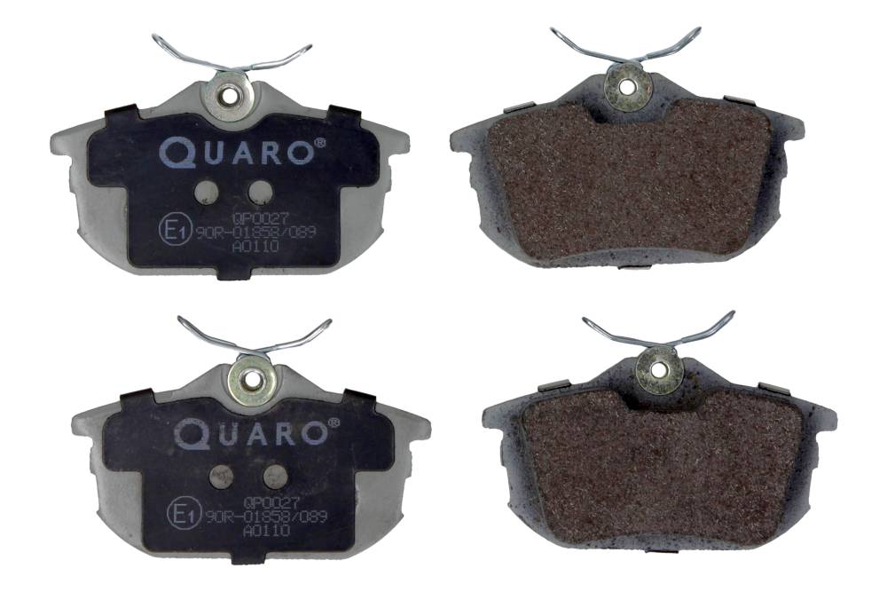 QUARO QP0027 — Zestaw klocków hamulcowych, hamulce tarczowe
