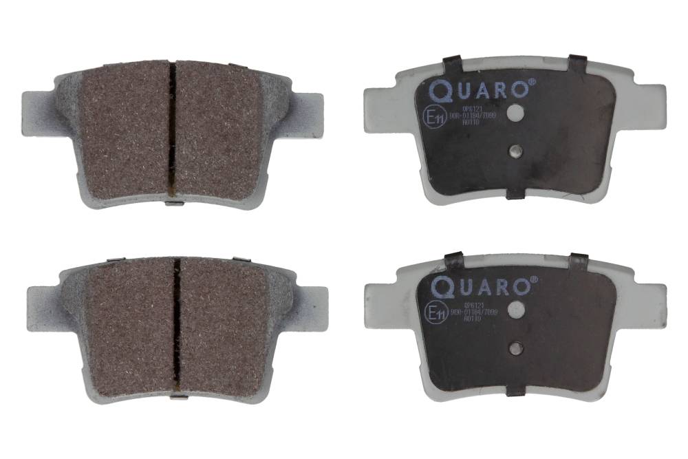 QUARO QP6121 — Zestaw klocków hamulcowych, hamulce tarczowe