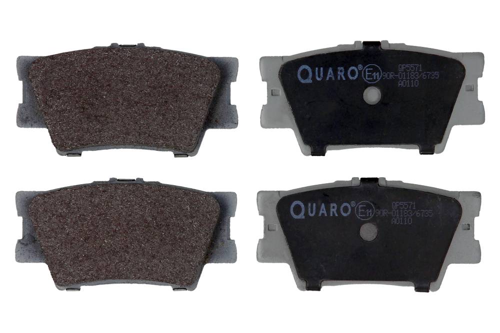 QUARO QP5571 — Zestaw klocków hamulcowych, hamulce tarczowe
