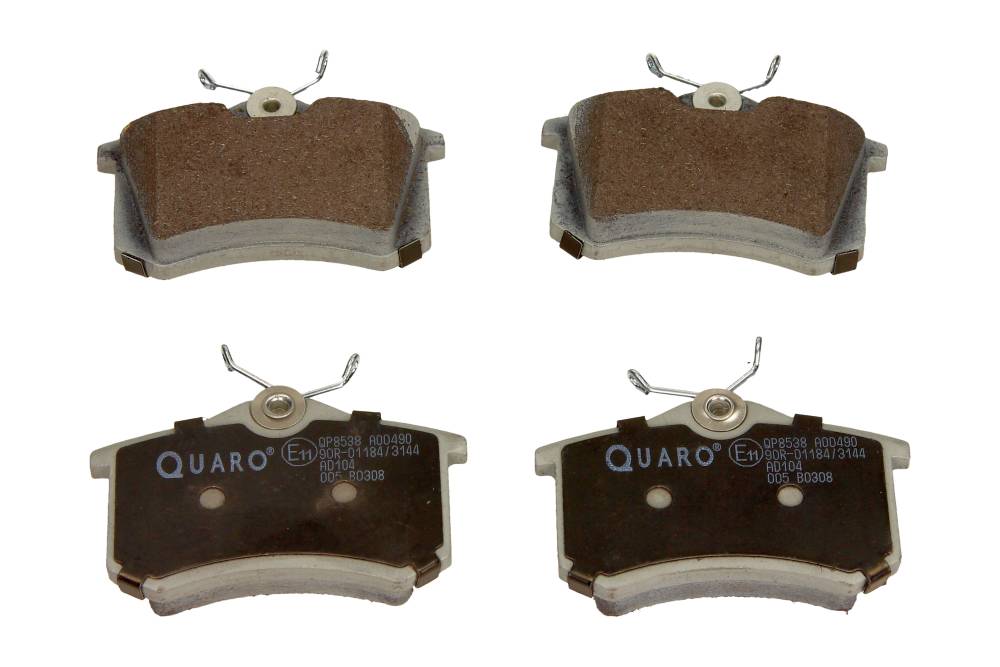 QUARO QP8538 — Zestaw klocków hamulcowych, hamulce tarczowe