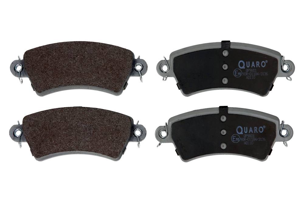 QUARO QP9801 — Zestaw klocków hamulcowych, hamulce tarczowe