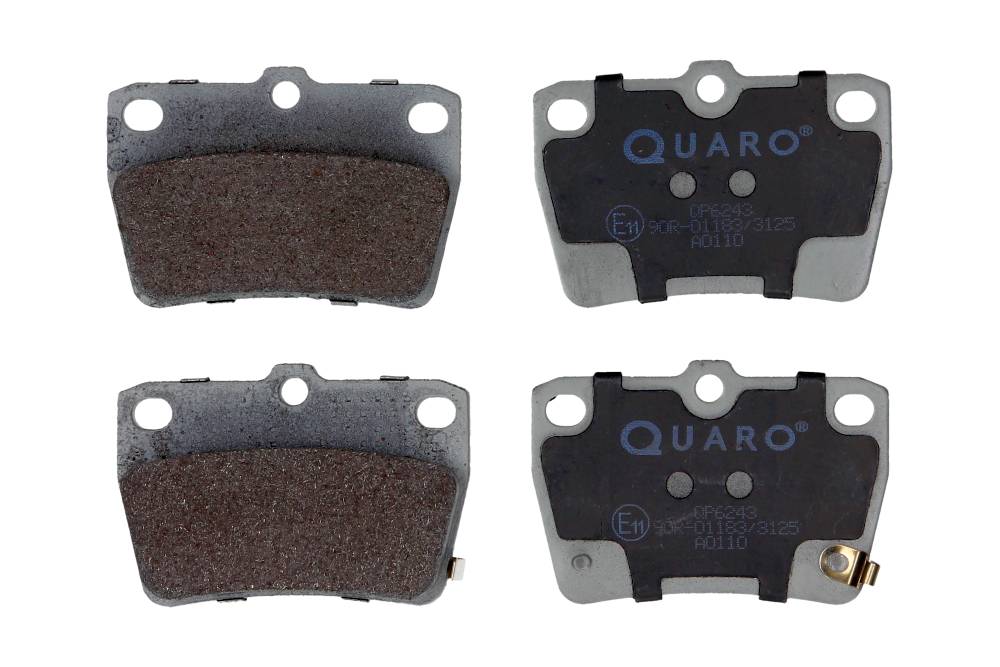 QUARO QP6243 — Zestaw klocków hamulcowych, hamulce tarczowe