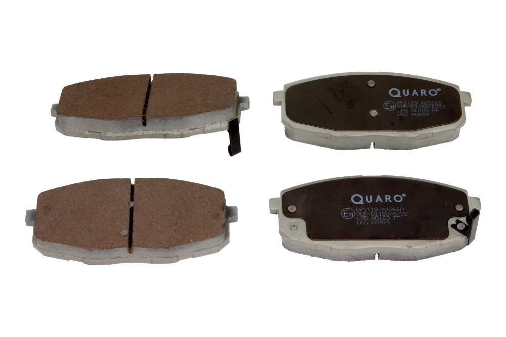 QUARO QP1119 — Zestaw klocków hamulcowych, hamulce tarczowe