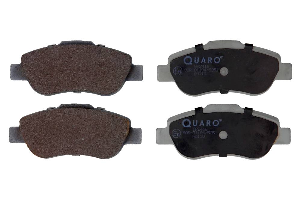 QUARO QP2416 — Zestaw klocków hamulcowych, hamulce tarczowe