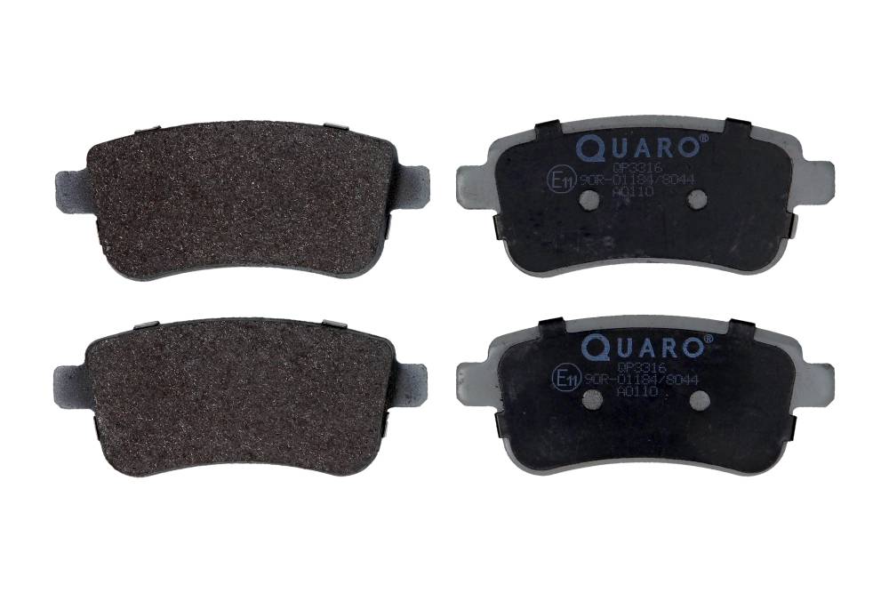 QUARO QP3316 — Zestaw klocków hamulcowych, hamulce tarczowe