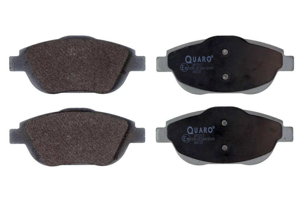 QUARO QP7217 — Zestaw klocków hamulcowych, hamulce tarczowe
