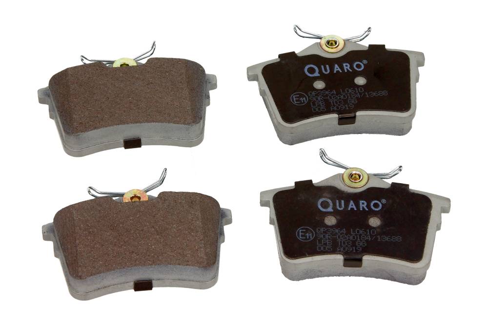 QUARO QP3964 — Zestaw klocków hamulcowych, hamulce tarczowe