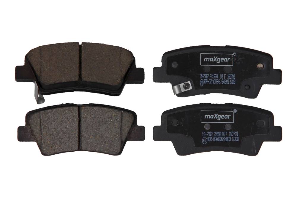Maxgear 19-2912 — Zestaw klocków hamulcowych, hamulce tarczowe
