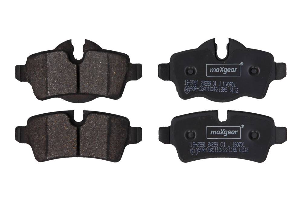 Maxgear 19-2891 — Zestaw klocków hamulcowych, hamulce tarczowe