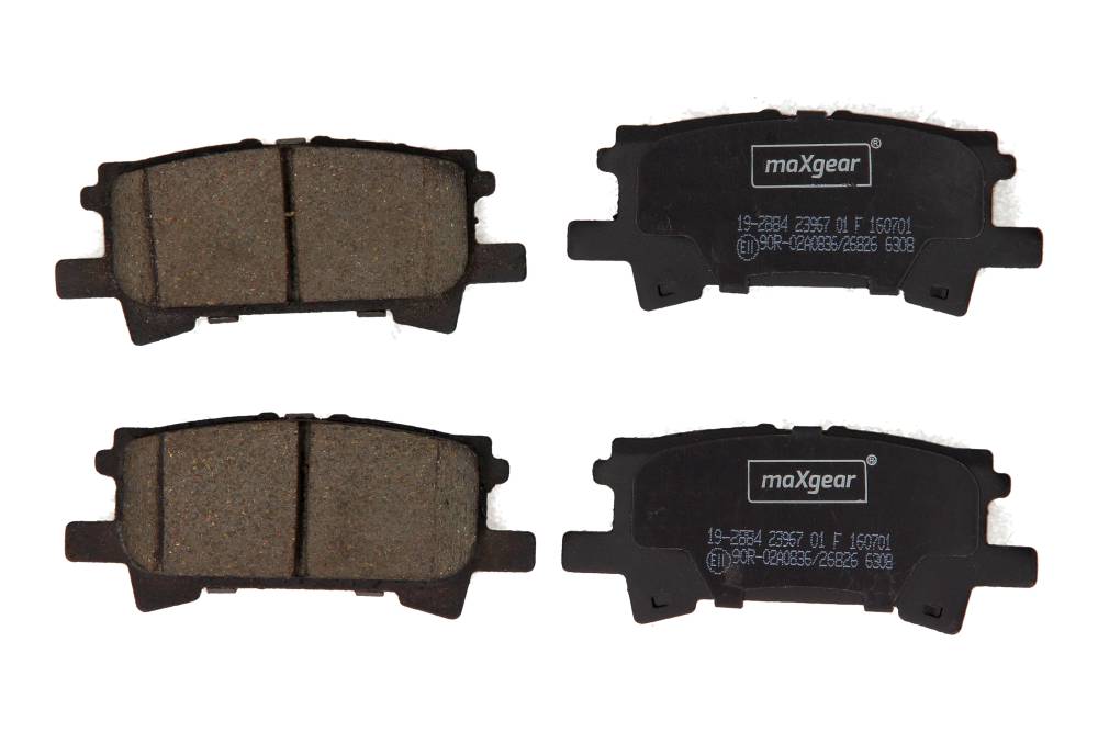 Maxgear 19-2884 — Zestaw klocków hamulcowych, hamulce tarczowe
