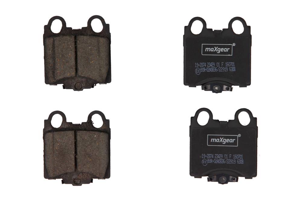 Maxgear 19-2874 — Zestaw klocków hamulcowych, hamulce tarczowe