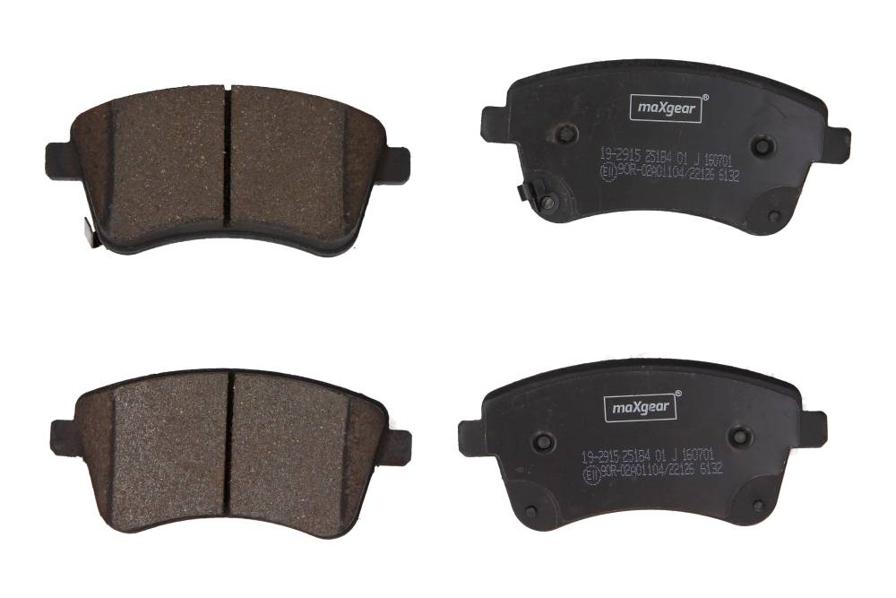 Maxgear 19-2915 — Zestaw klocków hamulcowych, hamulce tarczowe