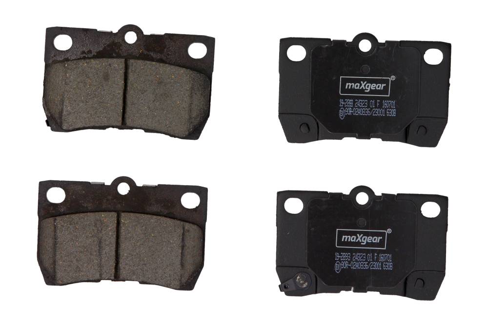 Maxgear 19-2893 — Zestaw klocków hamulcowych, hamulce tarczowe