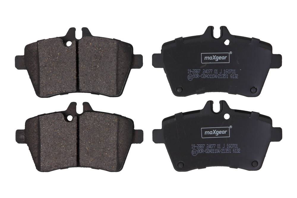 Maxgear 19-2887 — Zestaw klocków hamulcowych, hamulce tarczowe