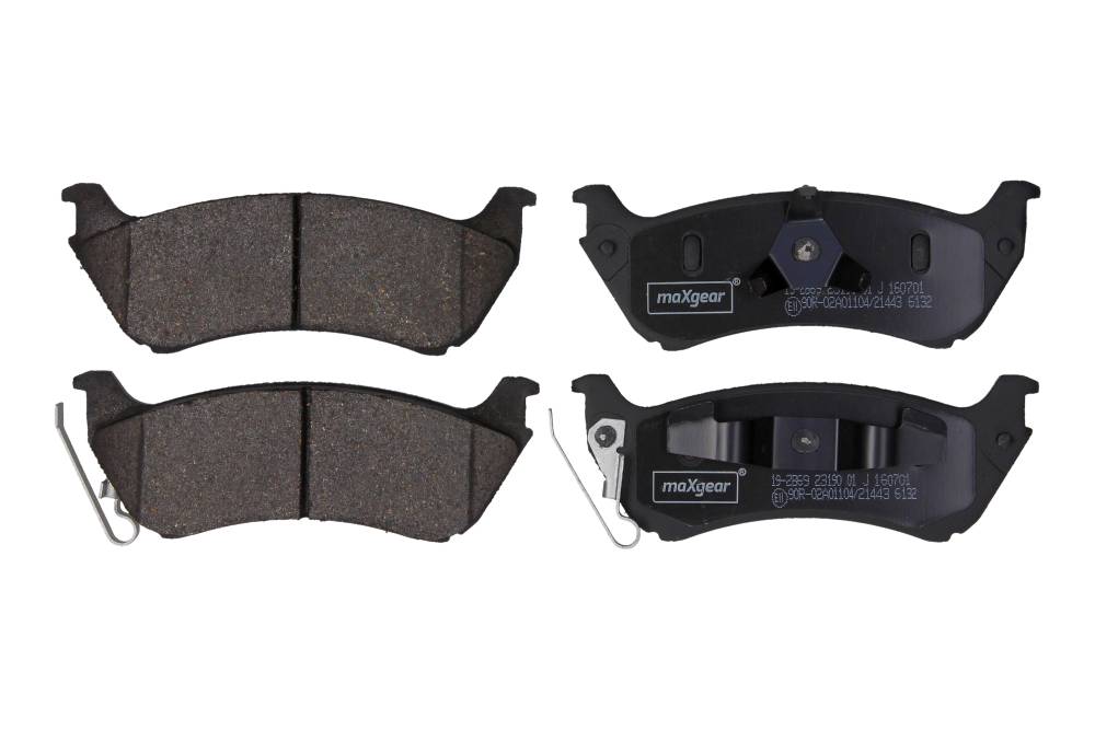 Maxgear 19-2869 — Zestaw klocków hamulcowych, hamulce tarczowe