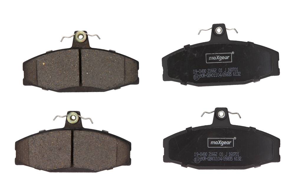 Maxgear 19-0490 — Zestaw klocków hamulcowych, hamulce tarczowe
