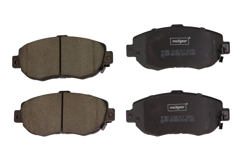 Maxgear 19-2861 — Zestaw klocków hamulcowych, hamulce tarczowe