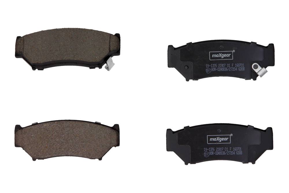 Maxgear 19-1376 — Zestaw klocków hamulcowych, hamulce tarczowe