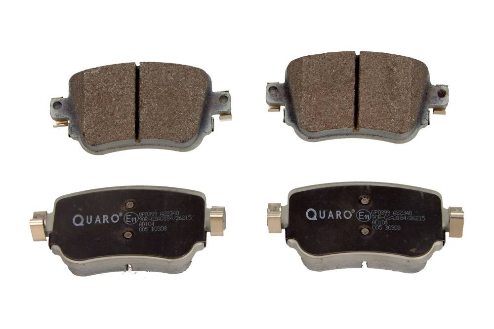 QUARO QP0399 — Zestaw klocków hamulcowych, hamulce tarczowe