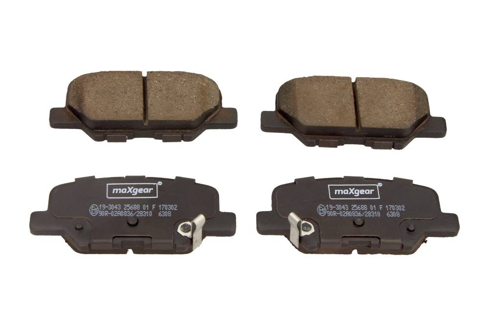 Maxgear 19-3043 — Zestaw klocków hamulcowych, hamulce tarczowe