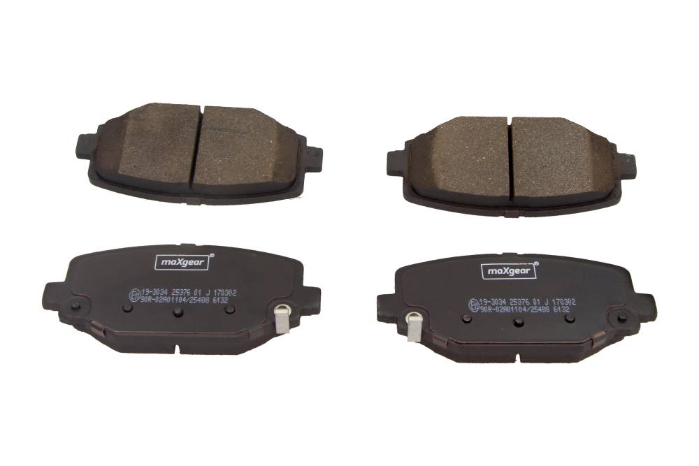 Maxgear 19-3034 — Zestaw klocków hamulcowych, hamulce tarczowe