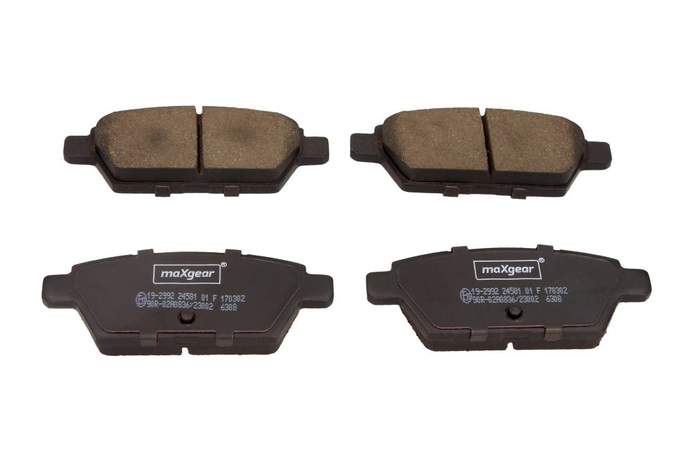 Maxgear 19-2992 — Zestaw klocków hamulcowych, hamulce tarczowe