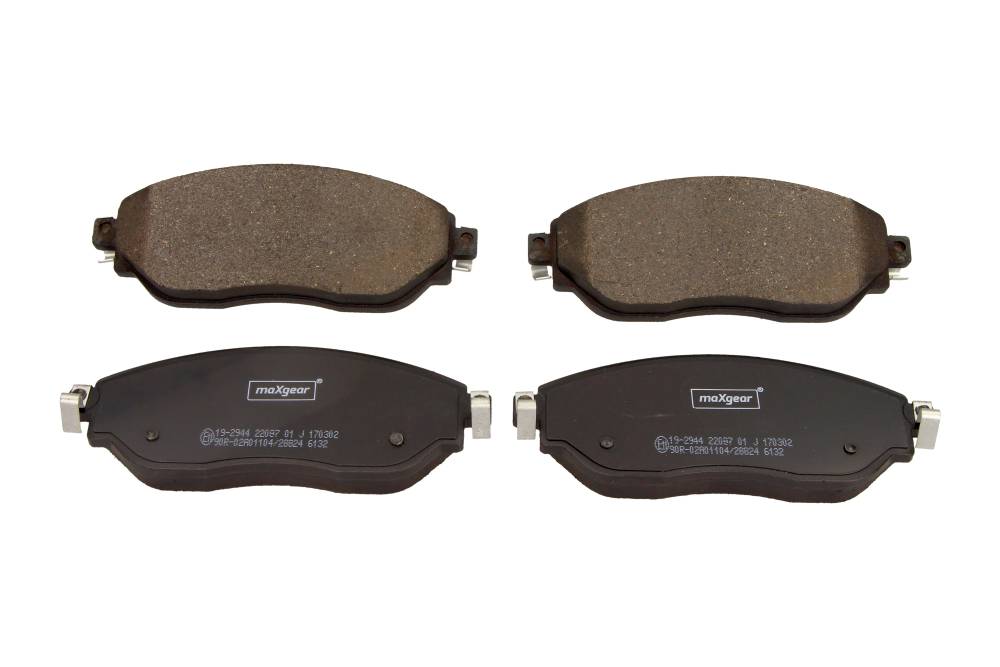 Maxgear 19-2944 — Zestaw klocków hamulcowych, hamulce tarczowe
