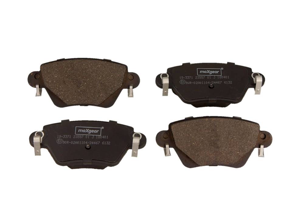 Maxgear 19-3371 — Zestaw klocków hamulcowych, hamulce tarczowe