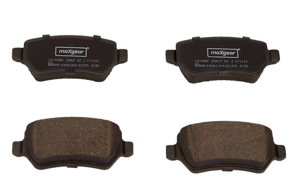 Maxgear 19-0450 — Zestaw klocków hamulcowych, hamulce tarczowe