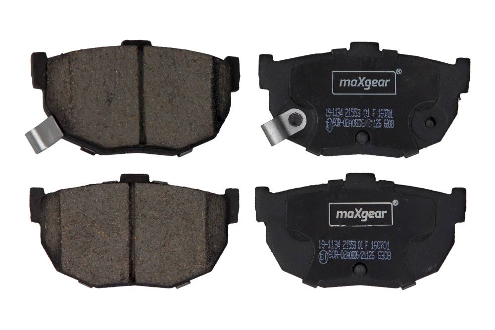 Maxgear 19-1134 — Zestaw klocków hamulcowych, hamulce tarczowe