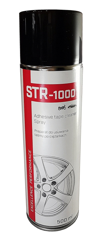 Tiptopol 593-070519 - PREPARAT DO USUWANIA KLEJU PO CIĘŻARKACH KLEJONYCH. 500ML SPRAY