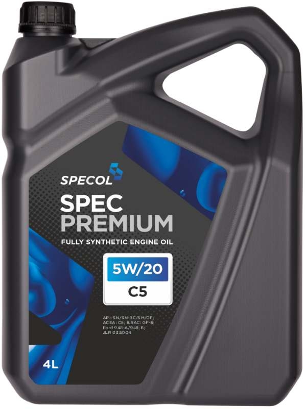 Specol 104852 - OLEJ SPECOL 5W20 4L PREMIUM - C5 - SN-RC-CF - WSS M2C 948 B - GF-5 - STJLR.03.5004 - ECOBOOST