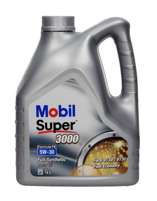 Mobil 157848 - OLEJ MOBIL SUPER 5W30 4L 3000X1 FORMULA FE FORD SL-CF - A5-B5 - WSS M2C913-C - M2C 913-D