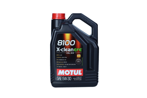 Motul 109471 - OLEJ MOTUL 5W30 5L X-CLEAN 8100 EFE C2-C3 - DPF - SP - 505.00 505.01 - 229.52 - LL04 - 9.55535-S1-S3 - OV 040 1547-G30-D30