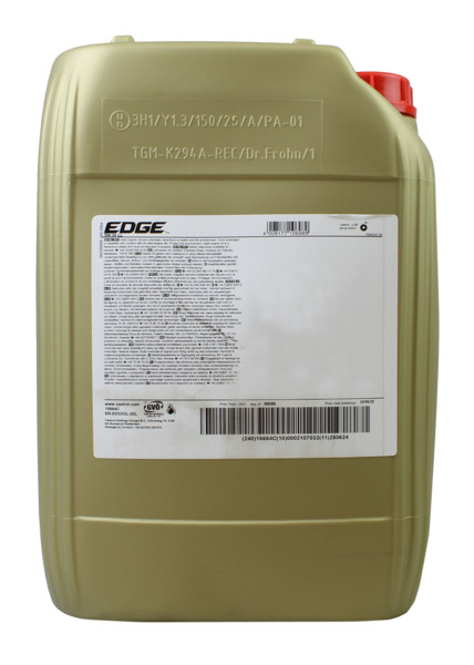 CASTROL 15664C - OLEJ CASTROL 5W30 20L EDGE LL TITANIUM - C3 - LL04 - 229.31 229.51 - 504.00 507.00 - PORSCHE C30 - 505.00 505.01