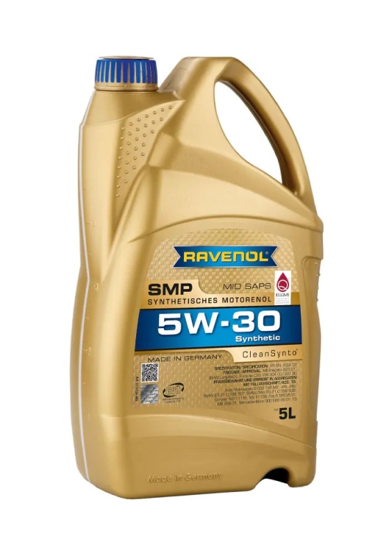 Ravenol 1111126-005-01-999 - OLEJ RAVENOL 5W30 5L SMP CLEAN SYNTO - SN - C3 - 229.51 - 504.00 507.00 - C30 - LL04 - MS-11106 - 9.55535-S1