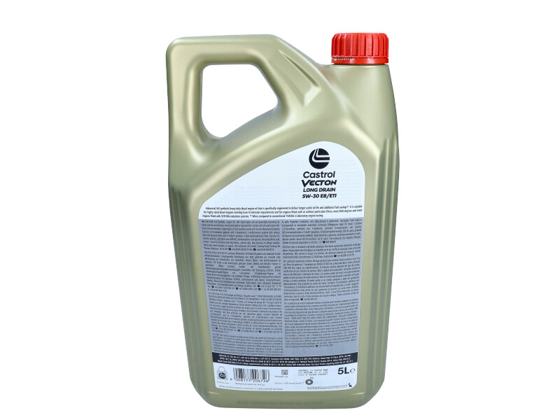 CASTROL 16229F - OLEJ CASTROL 5W30 5L VECTON LONG DRAIN E8-E11