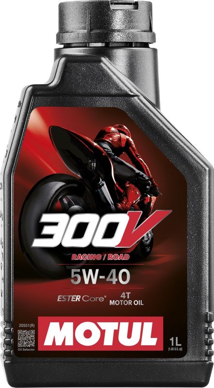 Motul 104112 - OLEJ MOTUL 5W40 1L 300V FACTORY LINE ROAD RACING - ESTER CORE - MOTOCYKLE