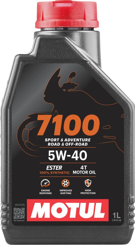 Motul 104086 - OLEJ MOTUL 5W40 1L 7100 4T - MOTOCYKLE