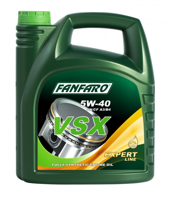 Fanfaro FF67024 - OLEJ FANFARO 5W40 4L EXPERT VSX SN-CH-4 - A3-B4 - 229.3 226.5 229.5 - 502.00 505.00 - LL01 - A40 - RN0710 - B71 2296