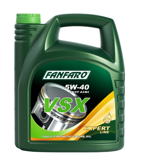 Fanfaro FF67025 - OLEJ FANFARO 5W40 5L EXPERT VSX SN-CH-4 - A3-B4 - 229.3 226.5 229.5 - 502.00 505.00 - LL01 - A40 - RN0710 - B71 2296