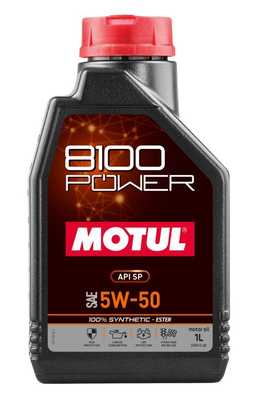 Motul 111811 - OLEJ MOTUL 5W50 1L POWER - SYNTHETIC - ESTER - SP - FORD WSS-M2C913-D