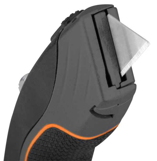 NEO TOOLS 63-700 - NÓŻ Z OSTRZEM TRAPEZOWYM I HAKOWYM. METALOWY KORPUS 6 OSTRZY