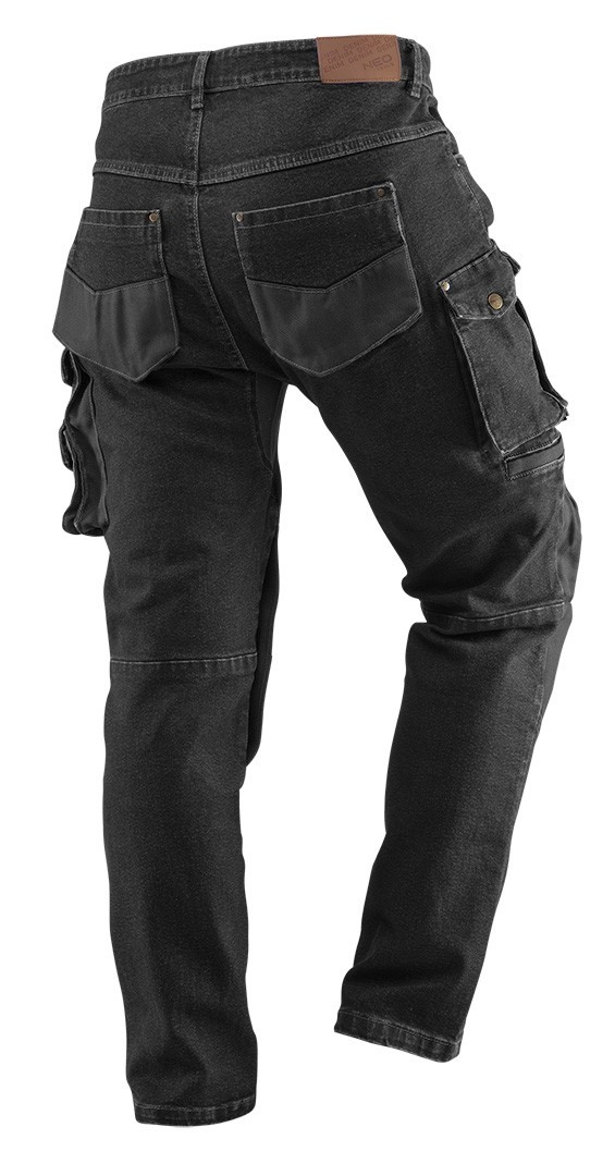 NEO TOOLS 81-236-XXL - SPODNIE ROBOCZE DENIM. CZARNE. ROZMIAR XXL