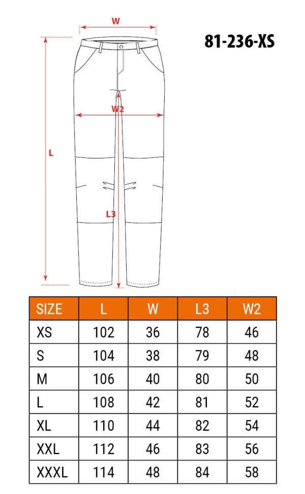 NEO TOOLS 81-236-XXL - SPODNIE ROBOCZE DENIM. CZARNE. ROZMIAR XXL