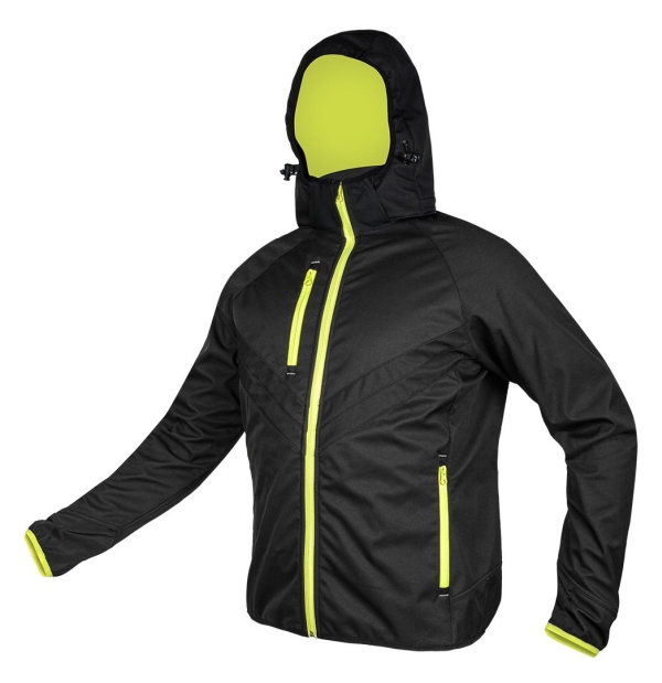 NEO TOOLS 81-562-M - KURTKA SOFTSHELL MIX&MATCH. CZARNO-ŻÓŁTA. ROZMIAR M