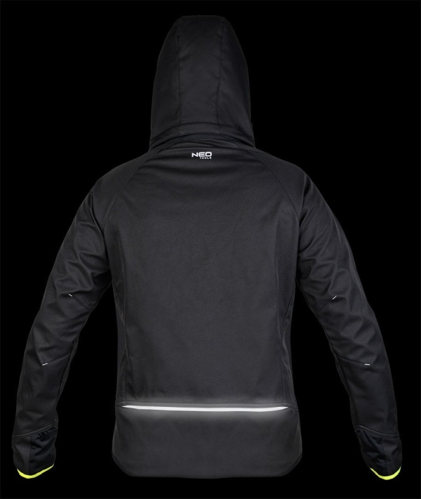 NEO TOOLS 81-562-M - KURTKA SOFTSHELL MIX&MATCH. CZARNO-ŻÓŁTA. ROZMIAR M